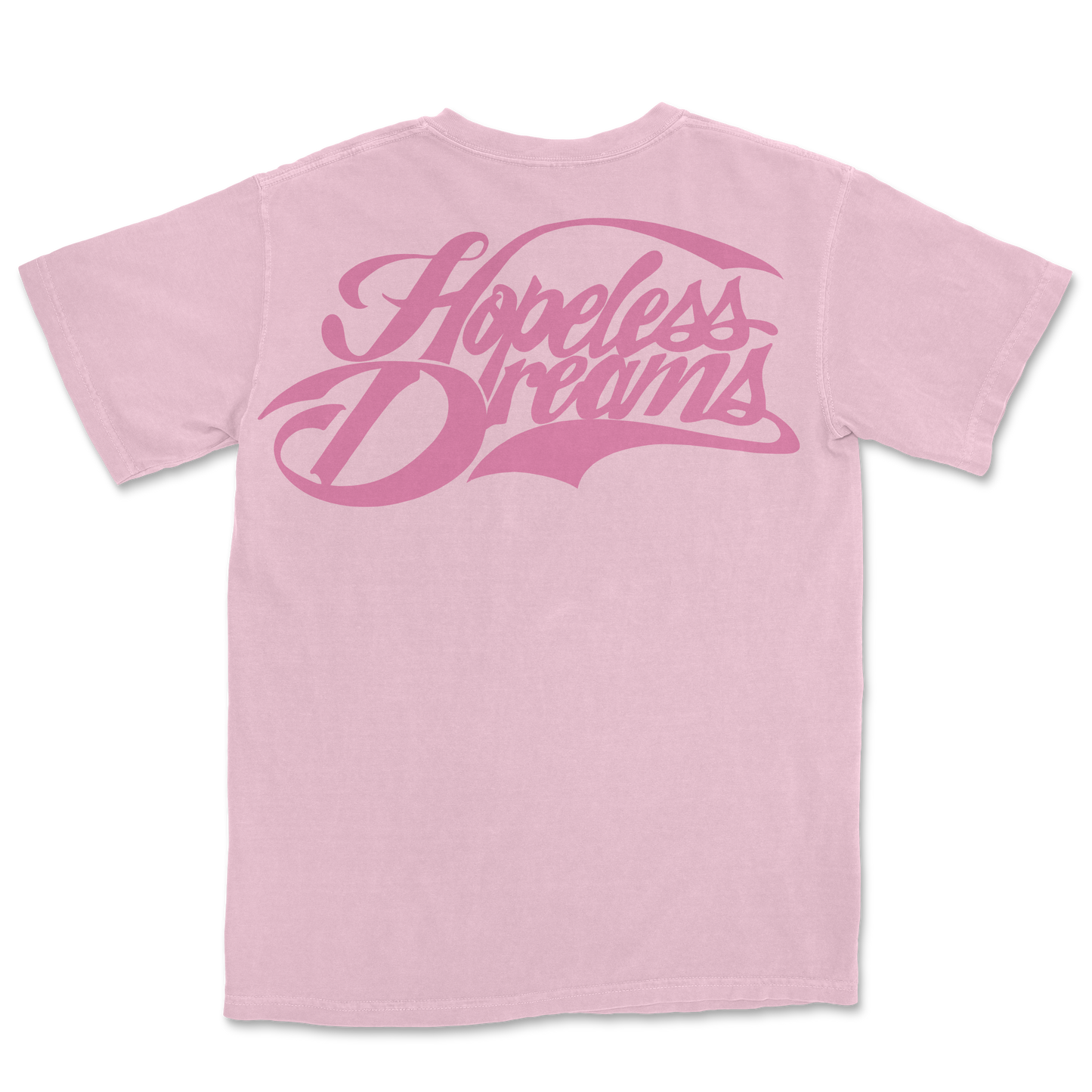 HD Script Logo Tee (Light Pink/Hot Pink)