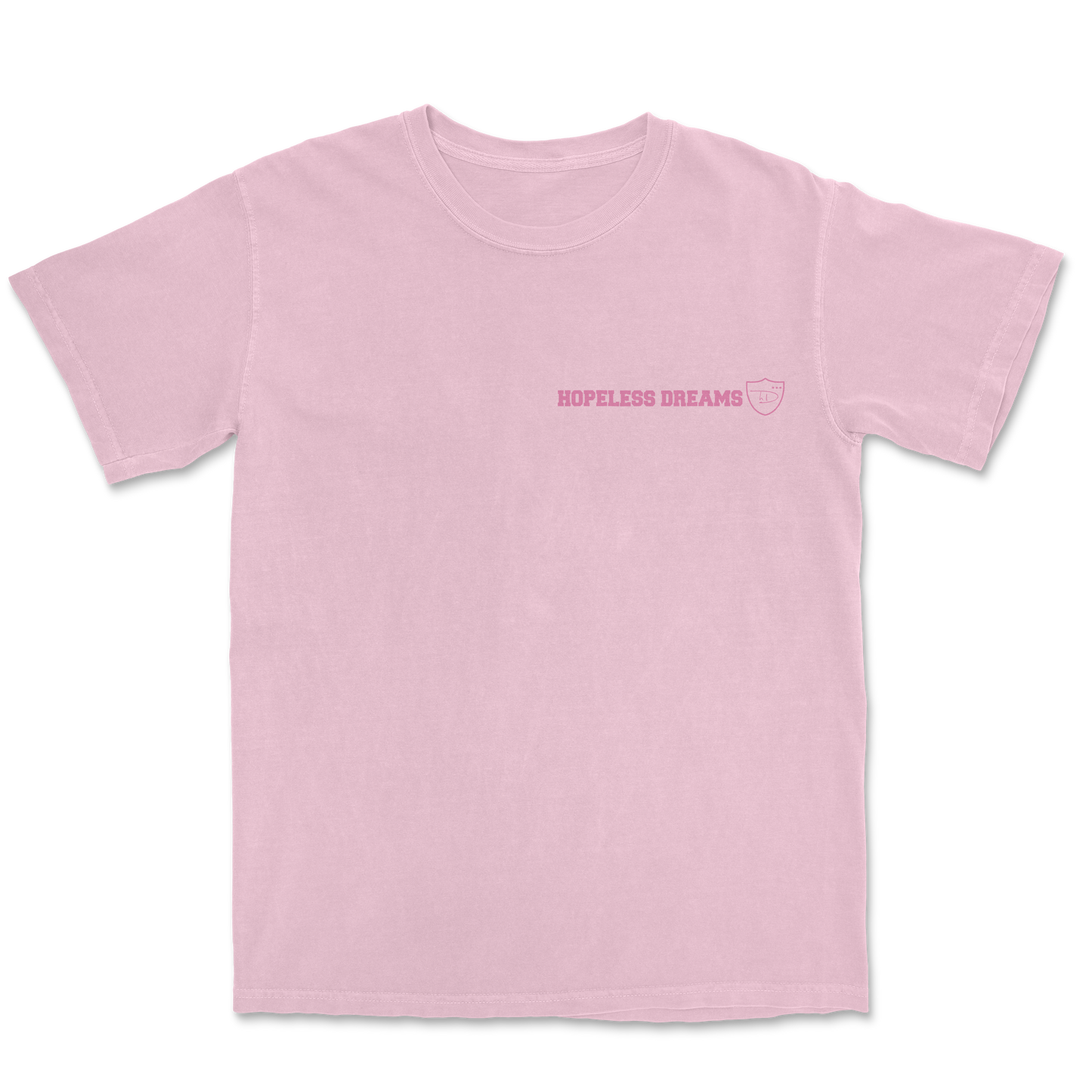 HD Script Logo Tee (Light Pink/Hot Pink)