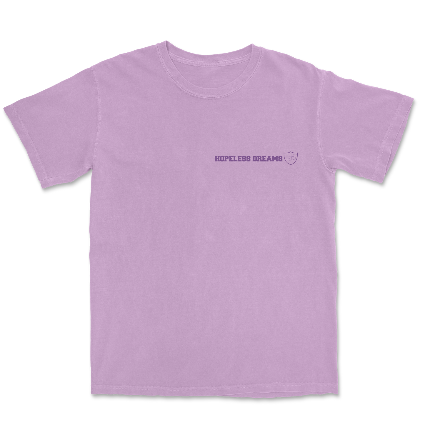 HD Script Logo Tee (Light Purple/Dark Purple)