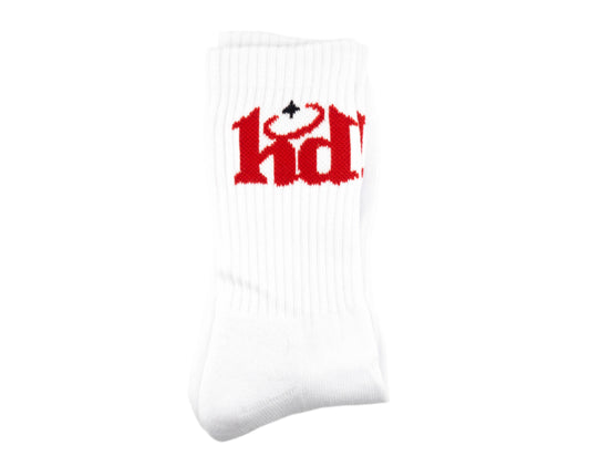 HD Crew Socks (Devil Red)