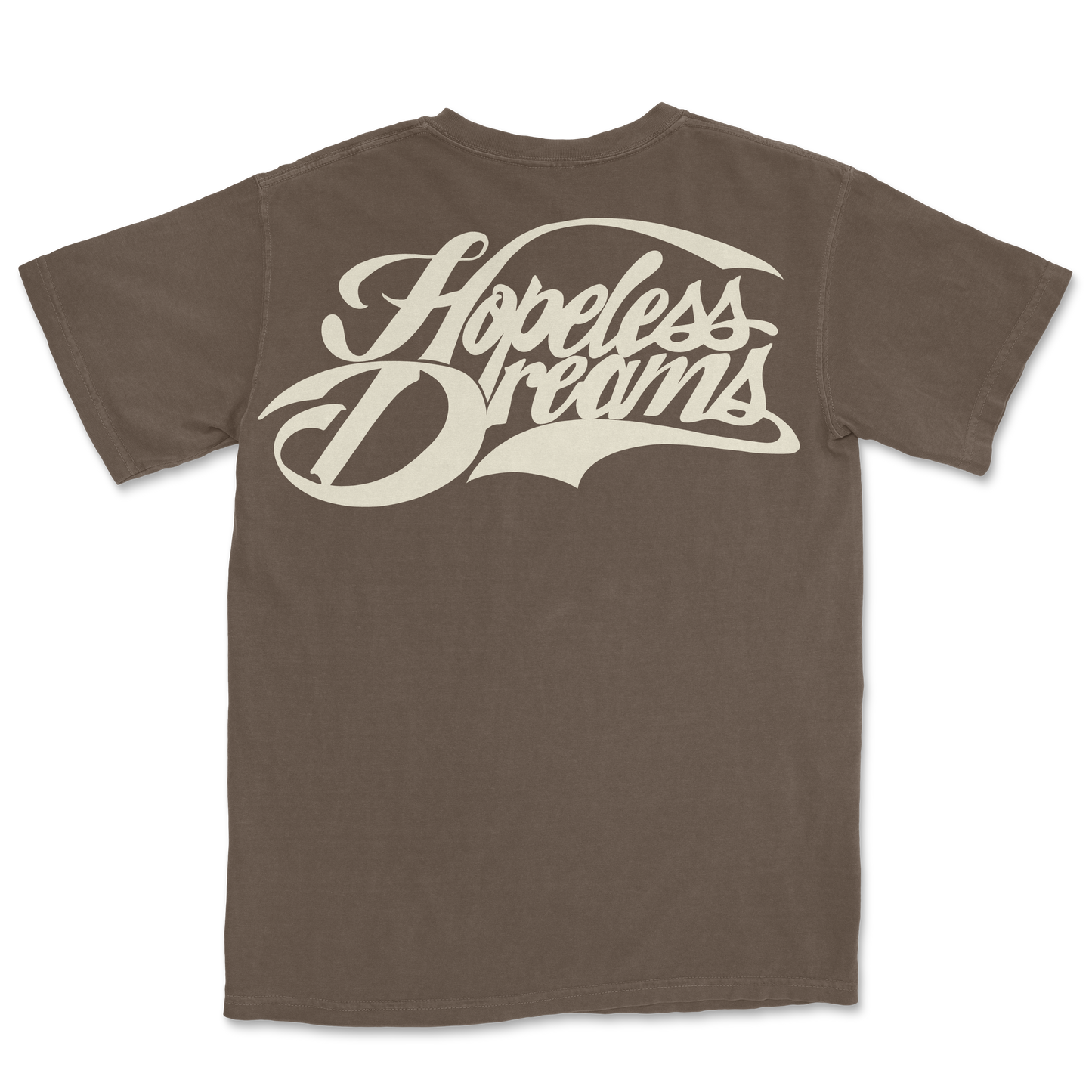 HD Script Logo Tee (Brown/Cream)