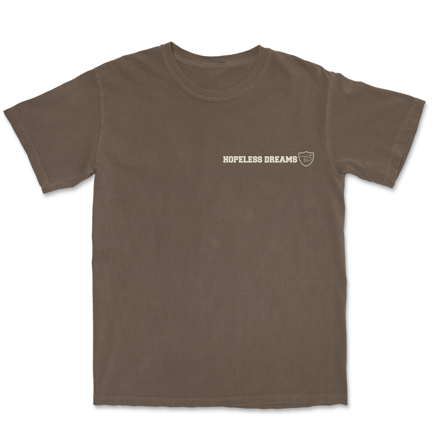 HD Script Logo Tee (Brown/Cream)