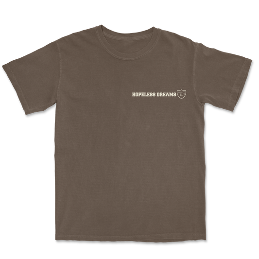 HD Script Logo Tee (Brown/Cream)