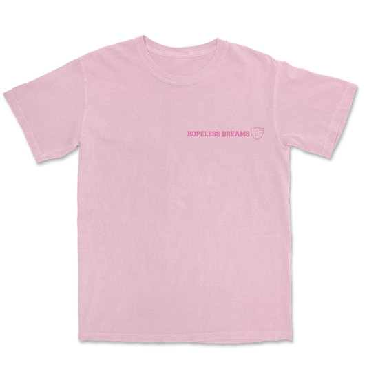 HD Script Logo Tee (Light Pink/Hot Pink)