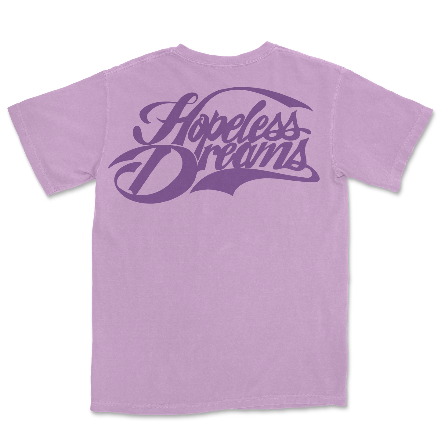 HD Script Logo Tee (Light Purple/Dark Purple)